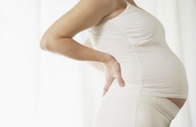 Osteochondral disease in the waist during pregnancy