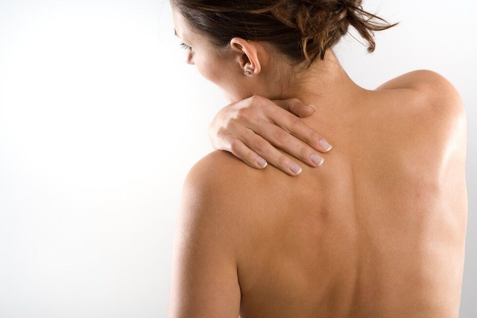 Neck pain from osteochondrosis